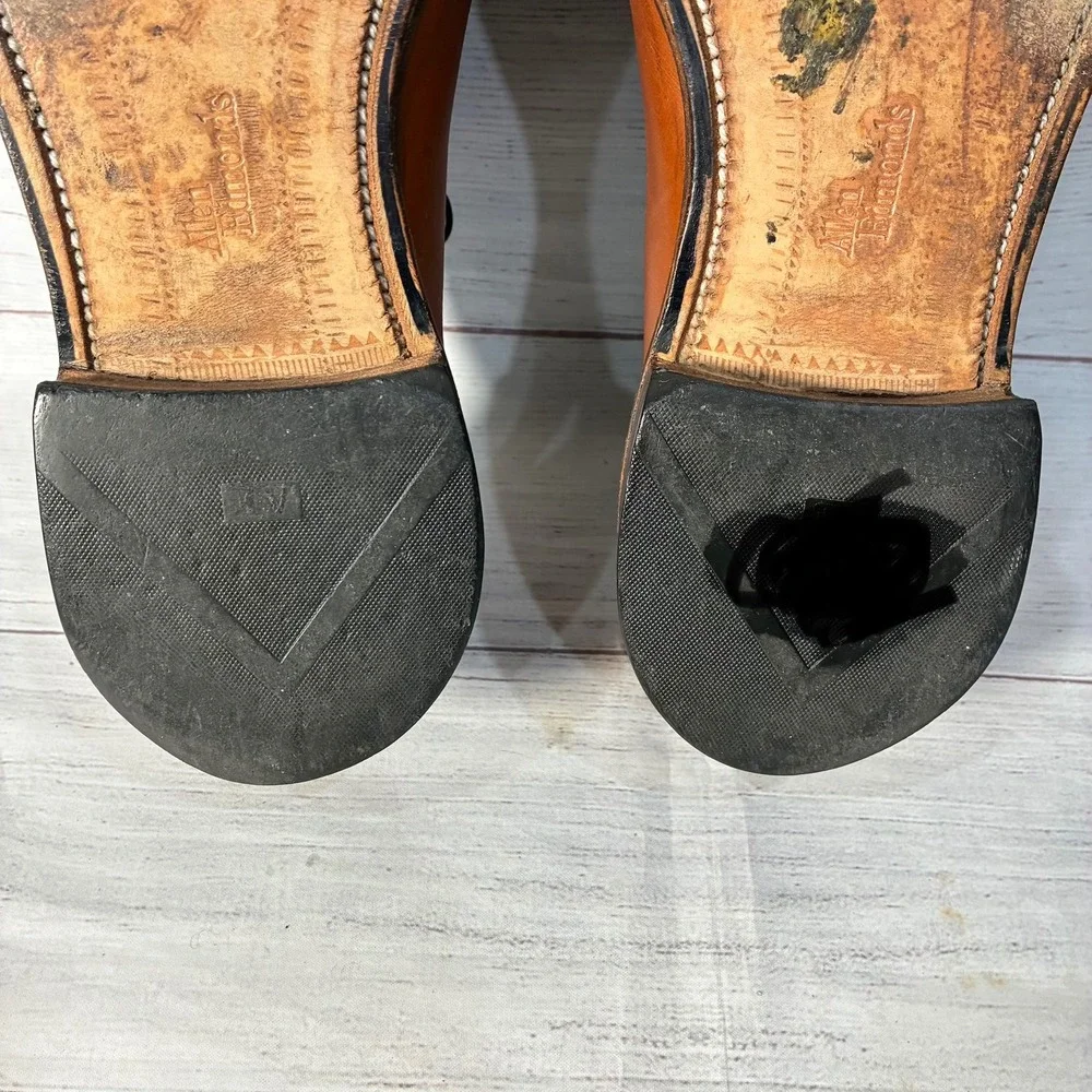 Allen Edmonds McAllister Wingtip‎ Oxford Mens 10.5D Brown Brogue 6205